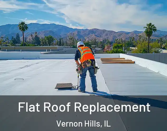  Flat Roof Replacement Vernon Hills, IL