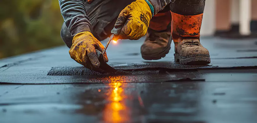 EPDM Roof Repair Tape Application in Vernon Hills