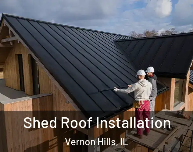  Shed Roof Installation Vernon Hills, IL